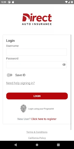 Direct Auto Insurance screenshot