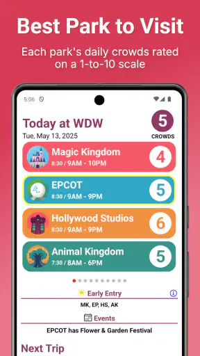 Disney World Lines screenshot
