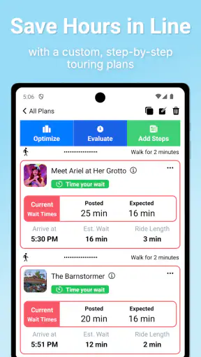 Disney World Lines screenshot