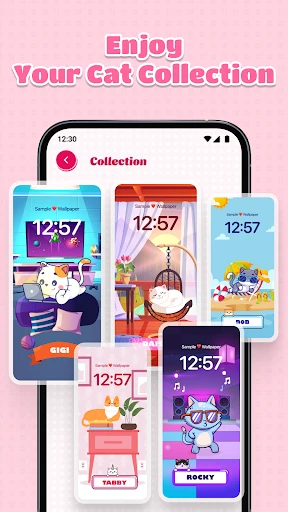 DIY Cat Language Wallpaper screenshot