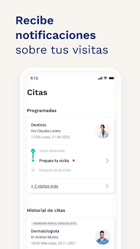 Doctoralia: pide citas médicas screenshot