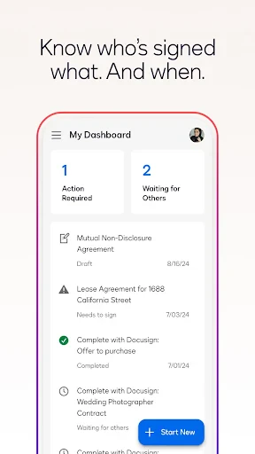 Docusign - Upload & Sign Docs screenshot