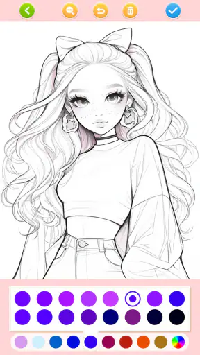 Doll Color: Princess Coloring screenshot