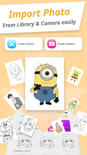 Draw Cartoon - AR Drawing App screenshot