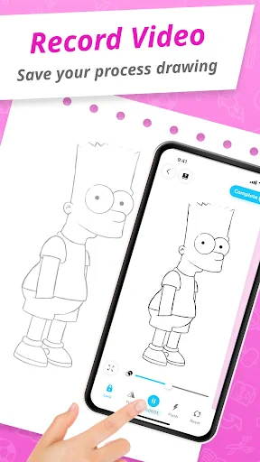 Draw Cartoon - AR Drawing App screenshot