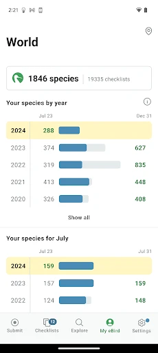 eBird by Cornell Lab screenshot
