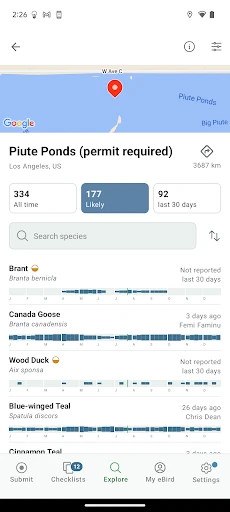 eBird by Cornell Lab screenshot