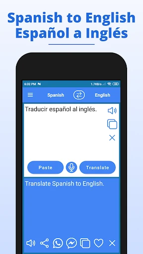 English to Spanish Translator screenshot