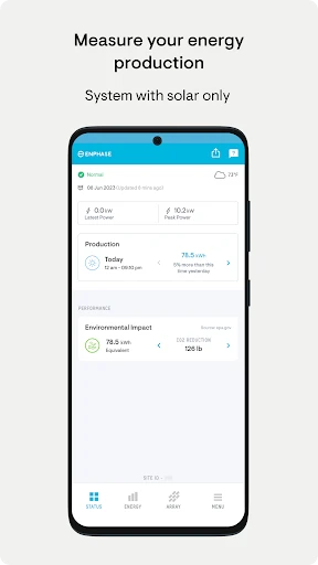 Enphase Enlighten screenshot