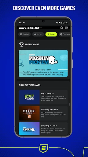 ESPN Fantasy Sports screenshot