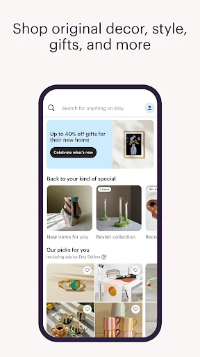 Etsy: A Special Marketplace screenshot
