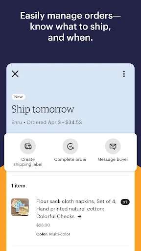 Etsy Seller: Manage Your Shop screenshot