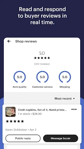 Etsy Seller: Manage Your Shop screenshot