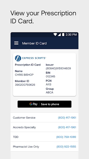 Express Scripts screenshot