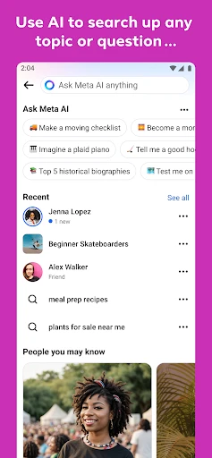 Facebook screenshot