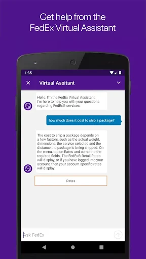 FedEx Mobile screenshot