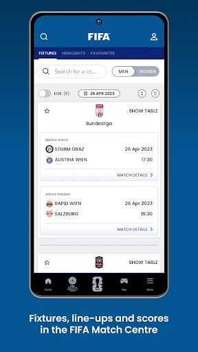 FIFA Official App screenshot