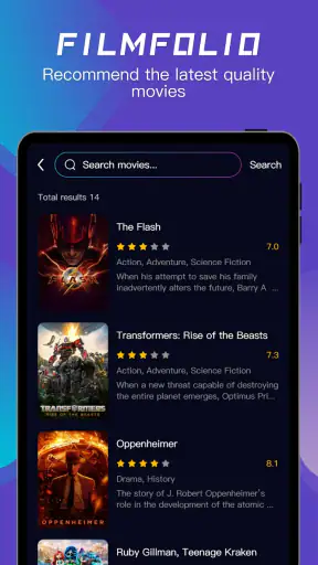 FilmFolio screenshot