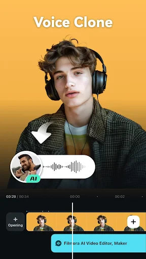 Filmora:AI Video Editor, Maker screenshot