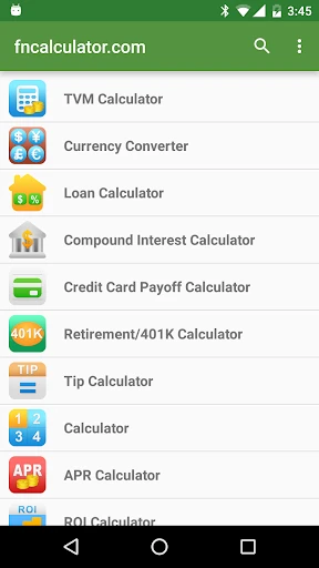 Financial Calculators Pro screenshot