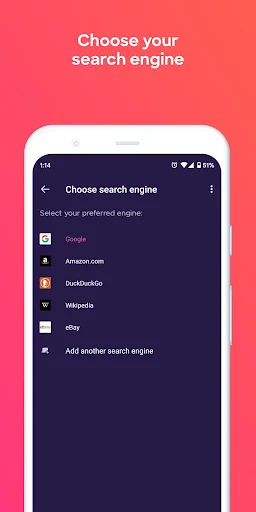 Firefox Focus: No Fuss Browser screenshot