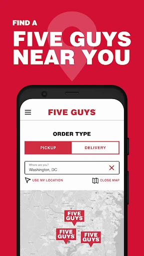 Five Guys Burgers & Fries screenshot