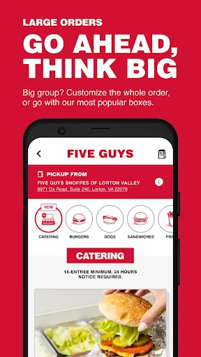 Five Guys Burgers & Fries screenshot