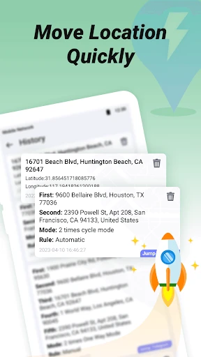 FlashGo: Fake GPS Location screenshot