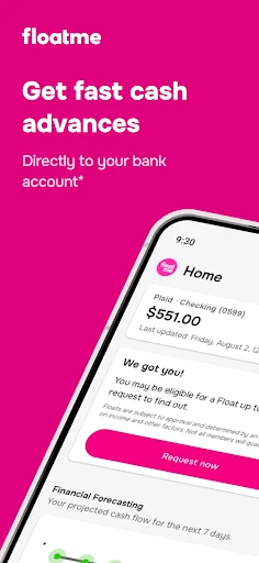 FloatMe: Budget & Cash Advance screenshot