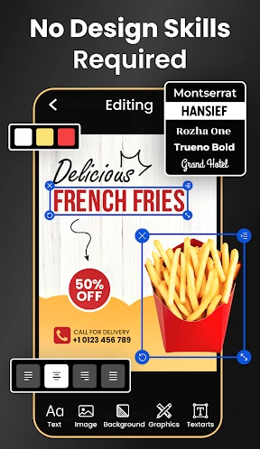 Flyers, Poster Maker, Design screenshot