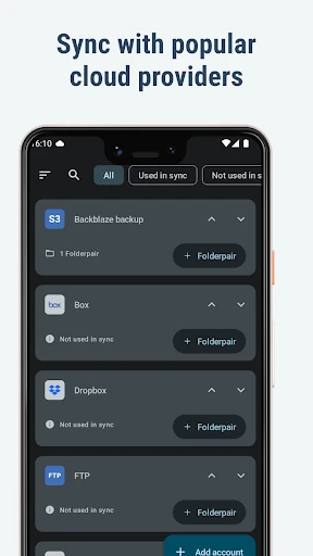 FolderSync Pro screenshot
