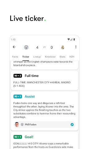 FotMob - Soccer Live Scores screenshot