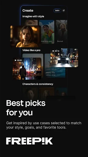 Freepik: Design & edit with AI screenshot
