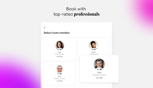 Fresha for customers screenshot