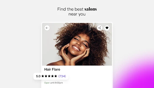 Fresha for customers screenshot