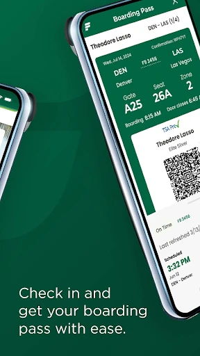 Frontier Airlines screenshot
