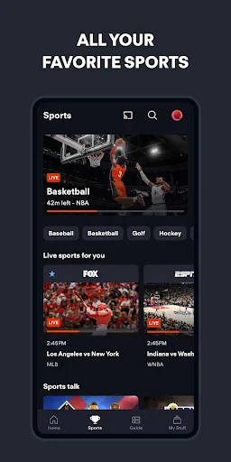 Fubo: Watch Live TV & Sports screenshot
