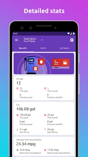 Fuelio: gas log & gas prices screenshot