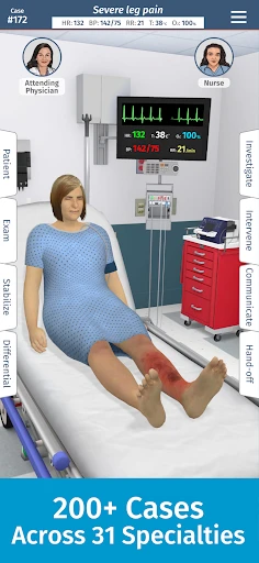 Full Code Medical Simulation screenshot