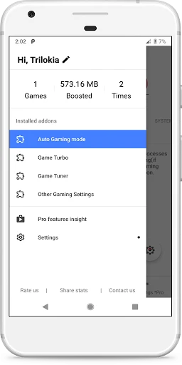 Gamers GLTool with Game Tuner screenshot