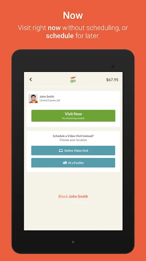 GettingOut Visits screenshot