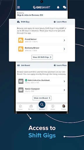 GigSmart Get Gigs screenshot