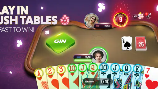 Gin Rummy Extra - Online Rummy screenshot