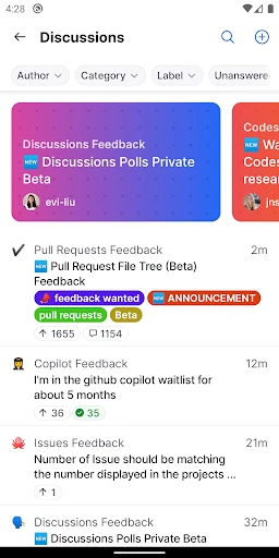 GitHub screenshot
