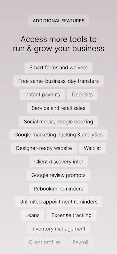 GlossGenius screenshot