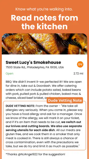Gluten Dude: GF Restaurants screenshot