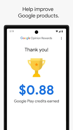 Google Opinion Rewards screenshot