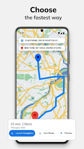 GPS Maps Voice Navigation App screenshot