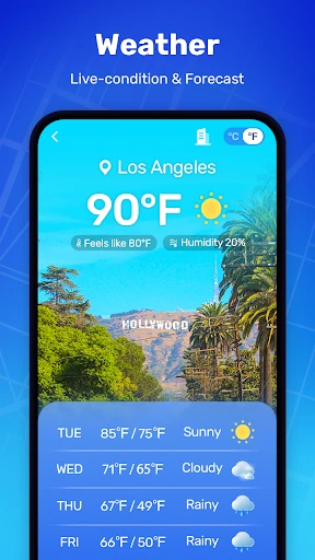 GPS Navigation Route Finder screenshot