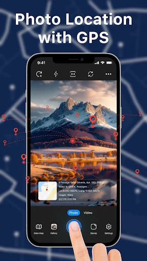 GPS Photo Location & Timestamp screenshot
